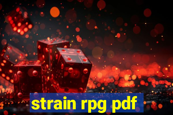 strain rpg pdf